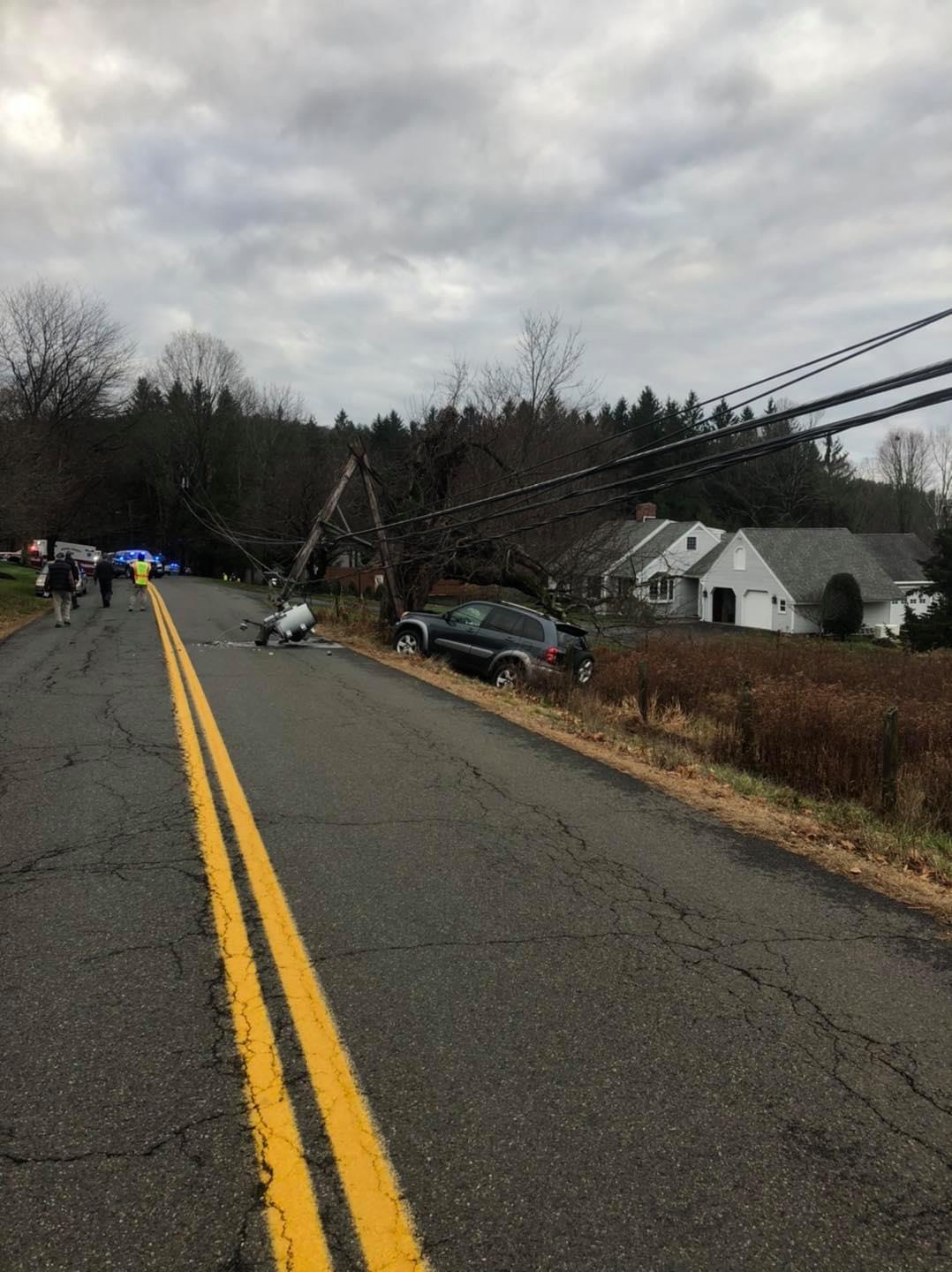 Crash In Deerfield Closes North Hillside Road - Franklin County Now