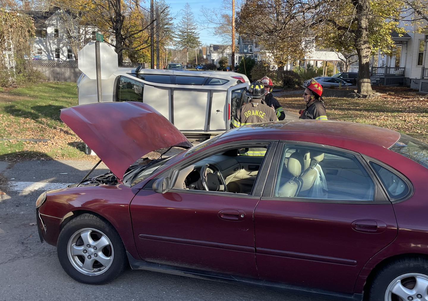 “T-bone” Accident In Orange, Both Drivers Injured - Franklin County Now
