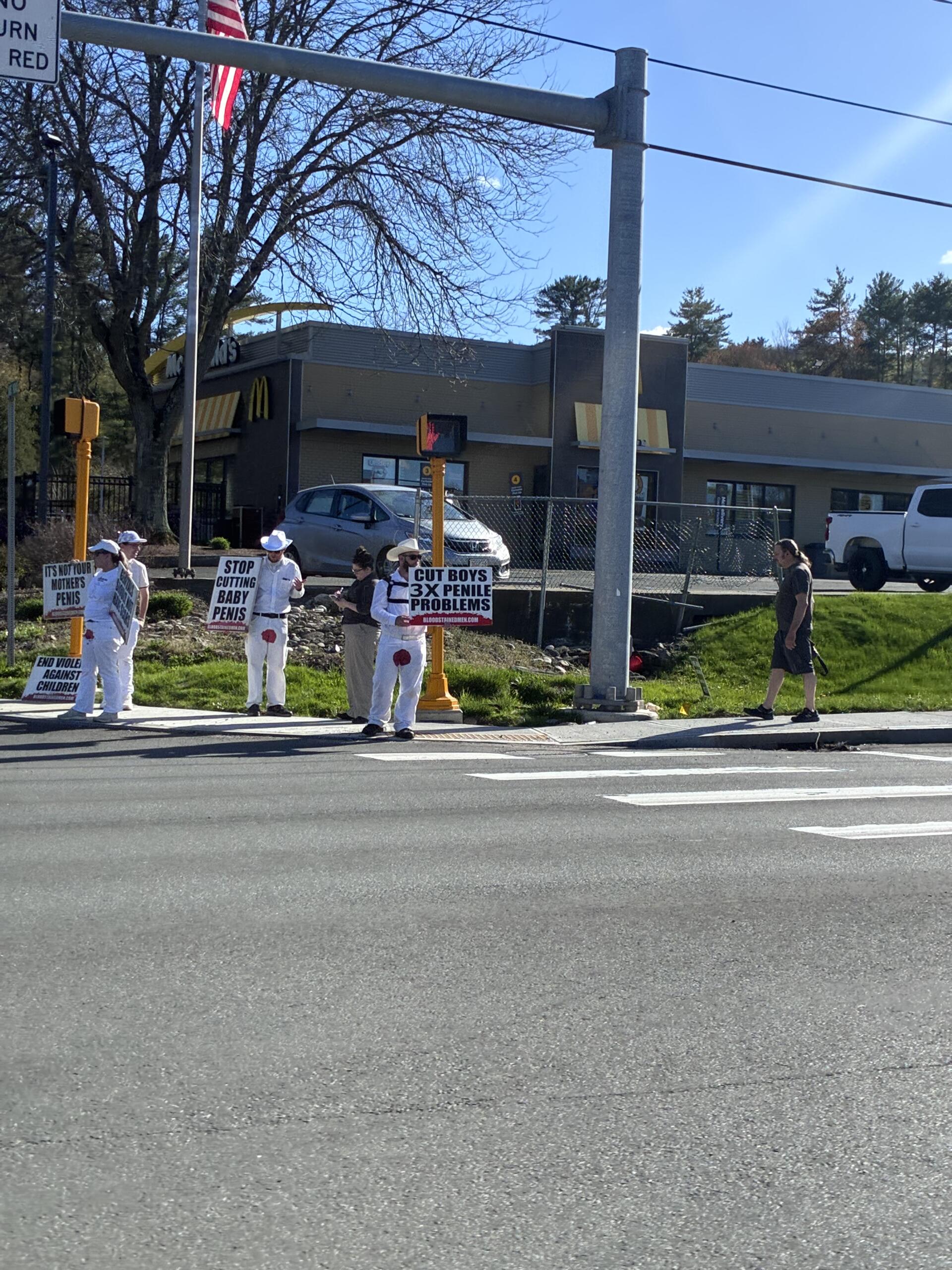 Anti-circumcision protestors come to Greenfield